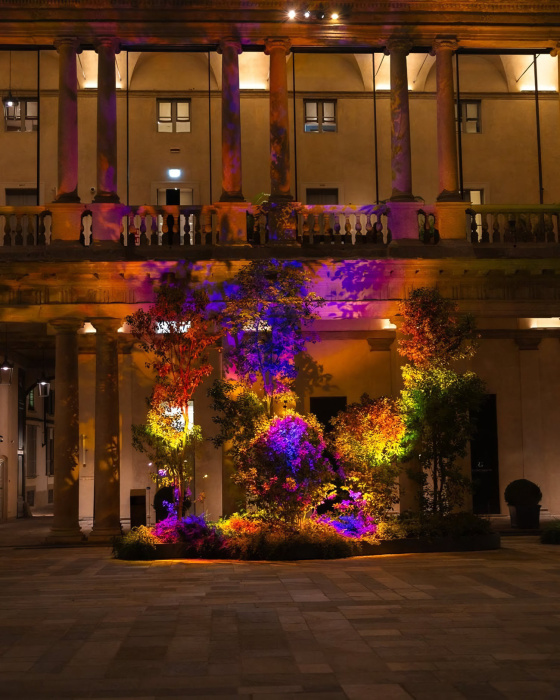 Уличный напольный светильник с поворотным механизмом Giga Outdoor, Halo Edition