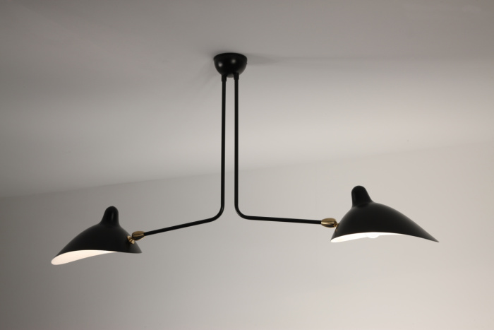 Подвесной светильник Two-Arm Ceiling Lamp, Serge Mouille