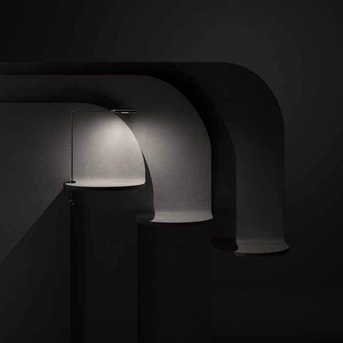 Настольная лампа Flo Clamp, Lumina