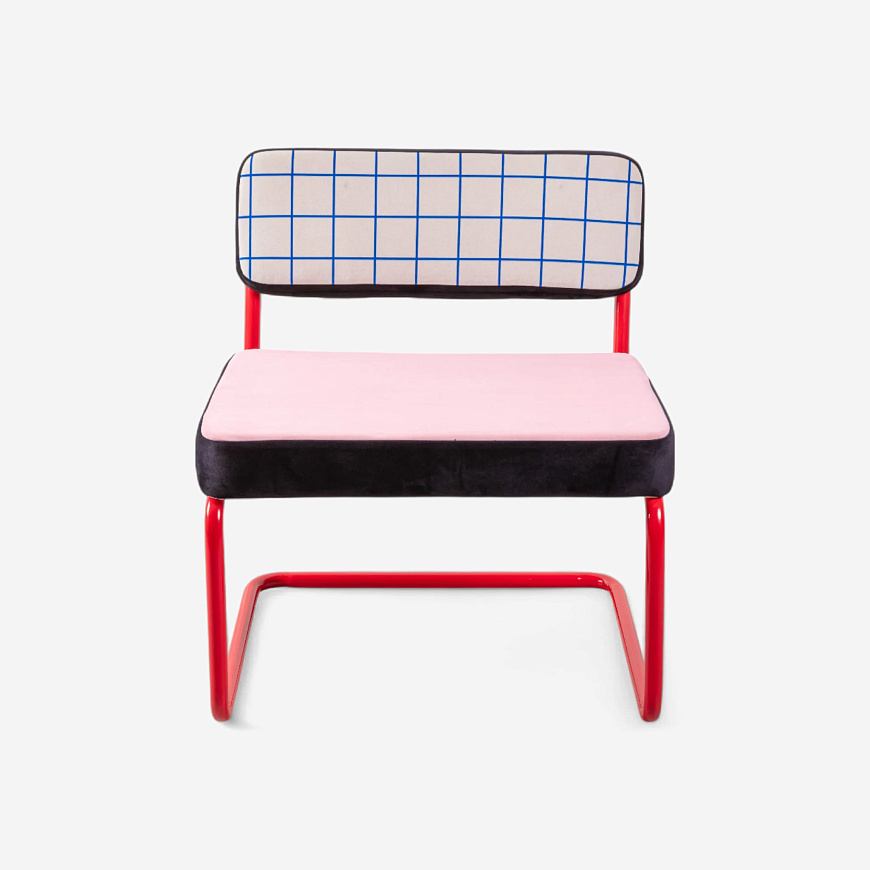 Стул Superlounge chair Blue Grid, Seletti