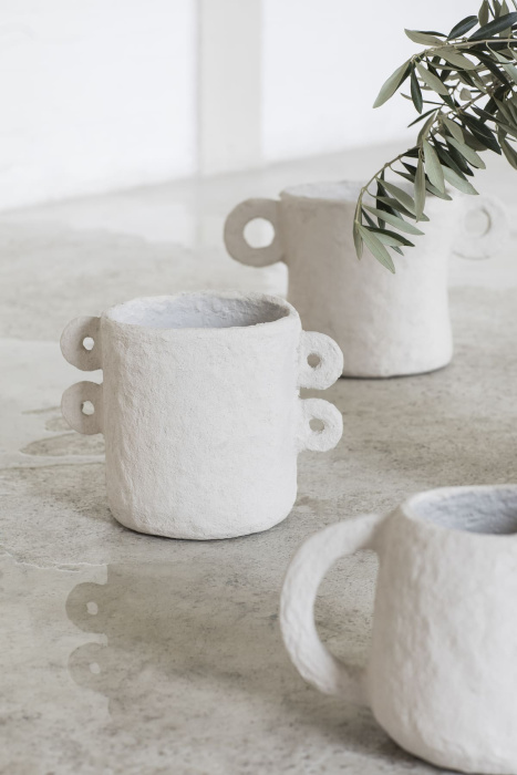 Кашпо Pot M Paper Mache Earth Beige by Marie Michielssen, Serax
