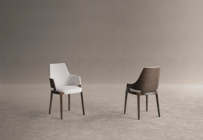 Стул Velis Wood с подлокотниками, Potocco