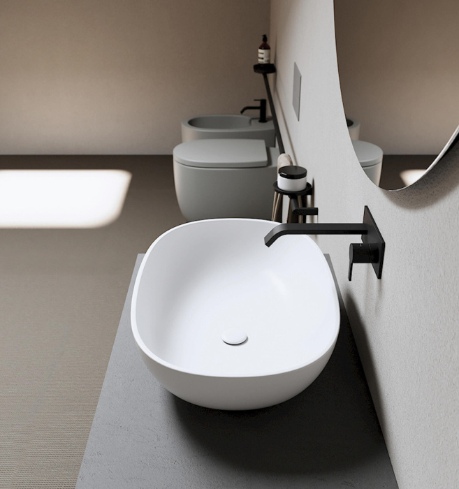 Накладная раковина без перелива Milk Extreme Washbasin, NIC Design