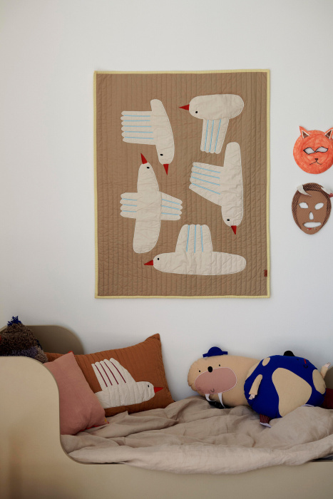 Чехол на подушку Bird Quilted Cushion Cover, Ferm Living