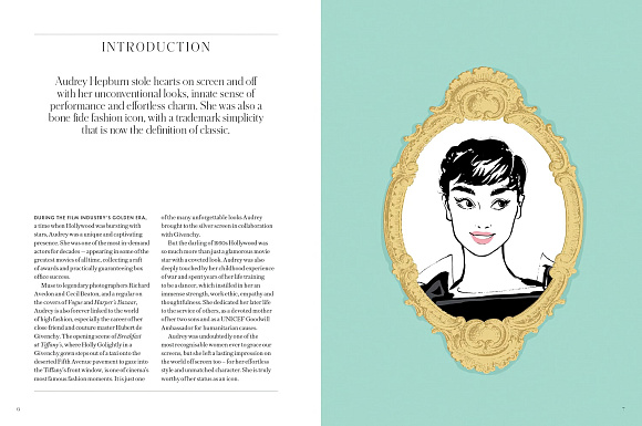 Книга Audrey Hepburn: The Illustrated World of a Style Icon, 