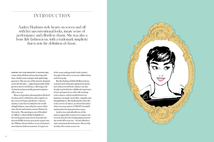Книга Audrey Hepburn: The Illustrated World of a Style Icon, 
