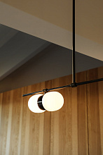 Подвесная люстра Nuvol Chandelier Hilo, horizontal, Contain