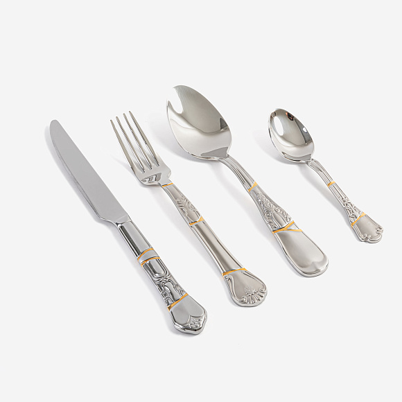 Набор из 4-х столовых приборов Kintsugi Cutlery, Seletti