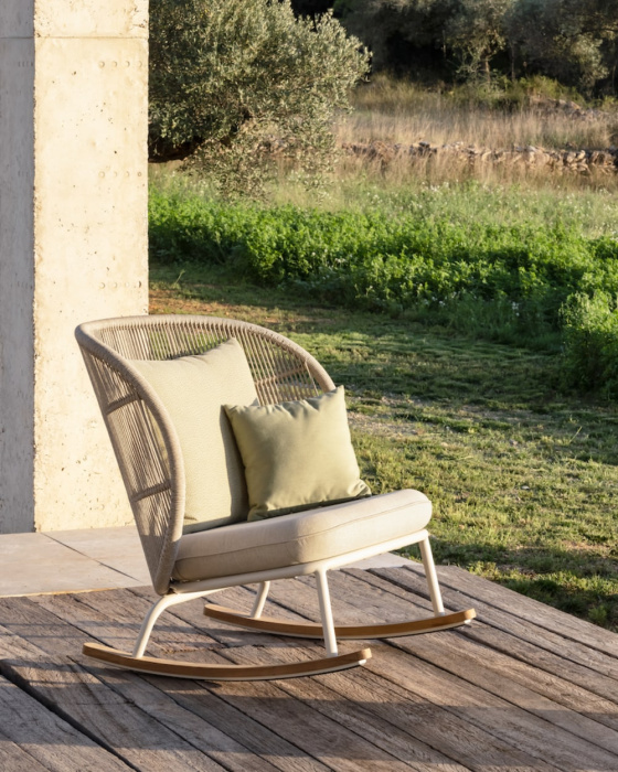 Уличное кресло-качалка Kodo Rocking Chair, Vincent Sheppard
