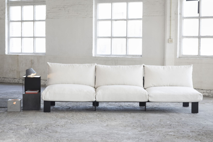 Уличная трёхместная скамья с подушками Bench Three Seater Incl Cushion Outdoor, Serax