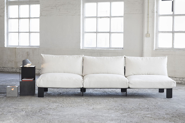 Уличная трёхместная скамья с подушками Bench Three Seater Incl Cushion Outdoor 