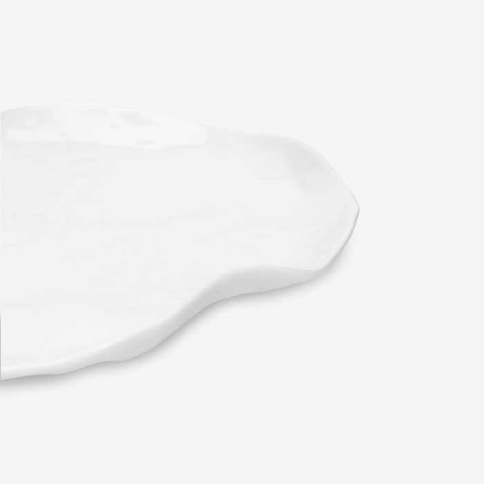 Сервировочная тарелка Serving Plate Eb And Flood White Perfect Imperfection, Serax