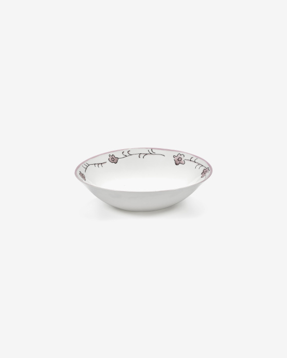 Набор из 2-х глубоких чаш Low Bowl L Dark Viola Midnight Flowers by Marni, Serax
