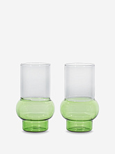 Стакан Bump Tall Green set of 2, Tom Dixon