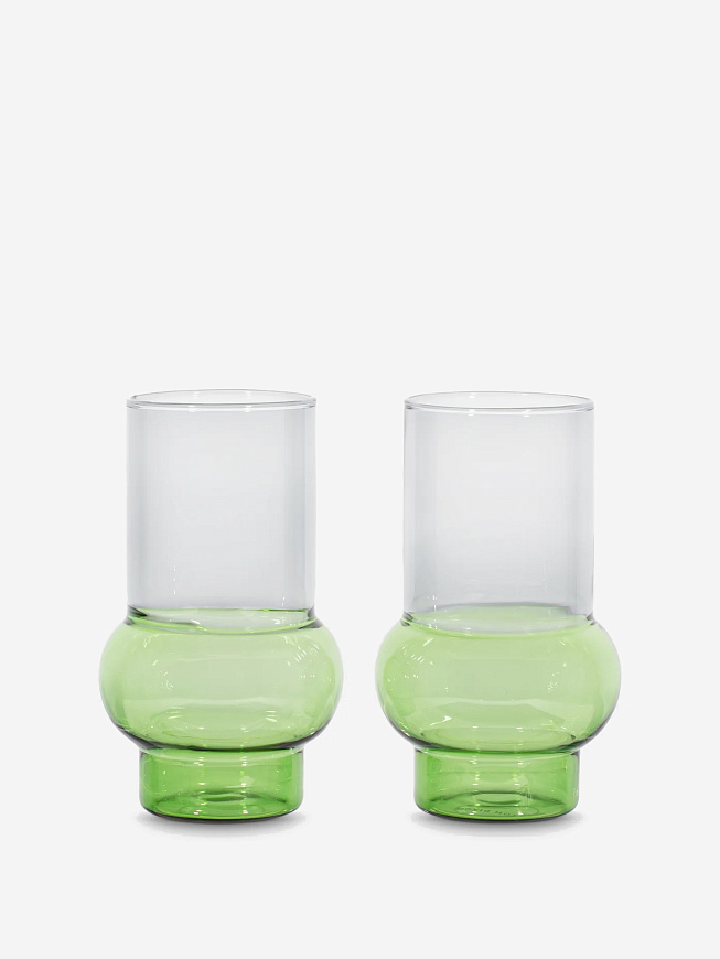 Стакан Bump Tall Green set of 2, Tom Dixon