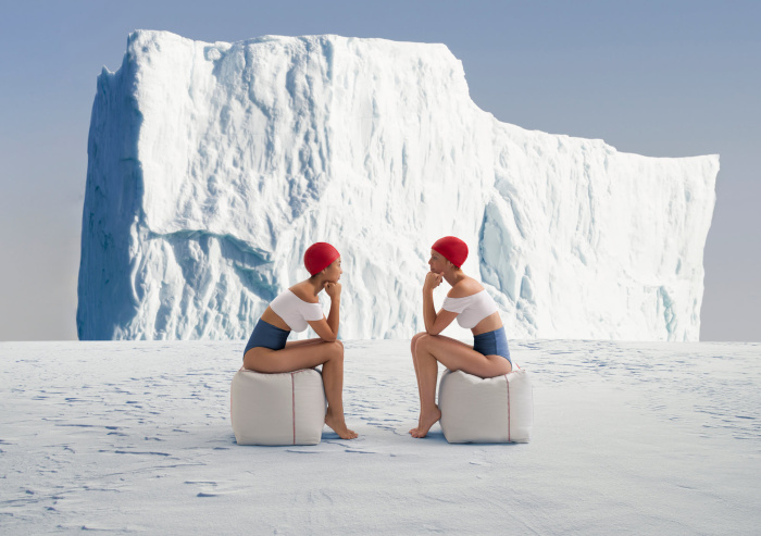 Уличный пуф Costuras Base Pouf, Diabla