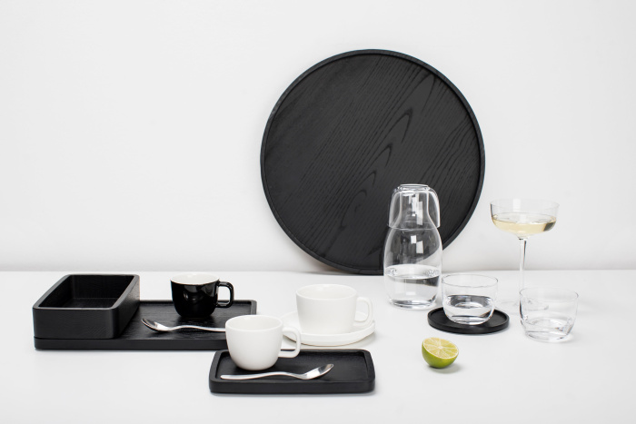 Набор из 4-х тарелок Plate Low White Matt Passe-Partout by Vincent Van Duysen, Serax