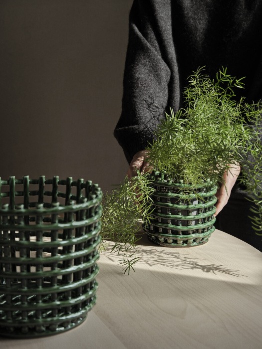 Корзина для хранения Ceramic Basket — Small, Ferm Living