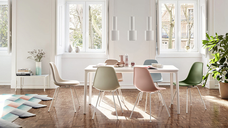 Стул Eames Plastic Side Chair RE DSX, Vitra