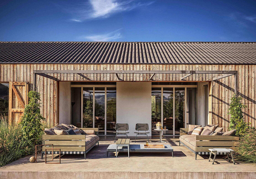 Уличный диван Ansel, Flexform