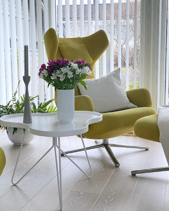 Кресло и пуф Grand Repos & Ottoman, Vitra