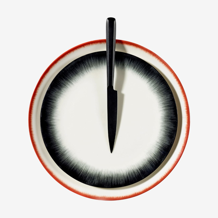 Тарелка Plate, 28, Dé Off-White/Red by Ann Demeulemeester, Serax