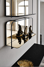 Настенная полка с зеркалом Tresor, Cattelan Italia