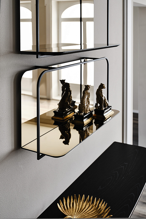 Настенная полка с зеркалом Tresor, Cattelan Italia