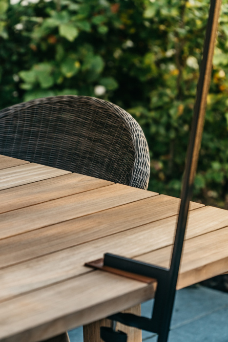 Уличное кресло Edgard Dining Chair Teak Base, Vincent Sheppard