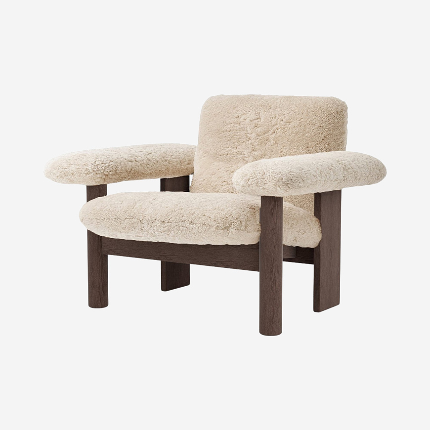 Кресло Brasilia Lounge Chair, Low Back, Textile, Audo Copenhagen (ex. Menu)