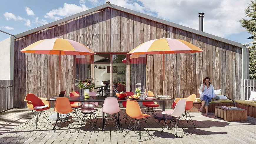 Стул Wire Chair DKR, Vitra