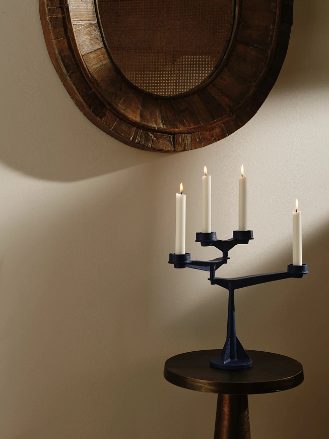 Подсвечник Spin Mini Blue, Tom Dixon