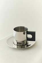 Чашка с блюдцем S. R. Metal Cup&Saucer, Louise Roe