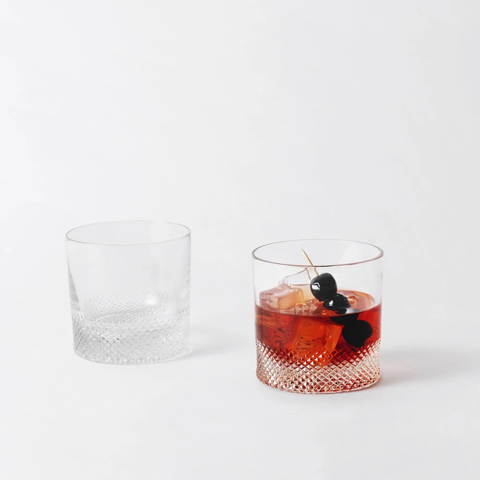Набор из 4-х стаканов Diamond Double Old Fashioned Tumbler – Set of 4, Richard Brendon