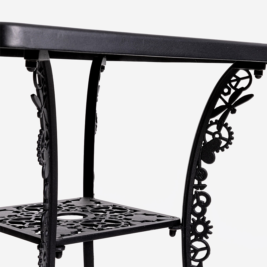 Стол Aluminium Square Black, Seletti
