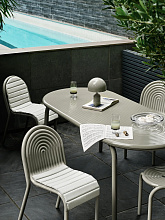 Подушка для уличного стула Groove Seat Putty, Tom Dixon