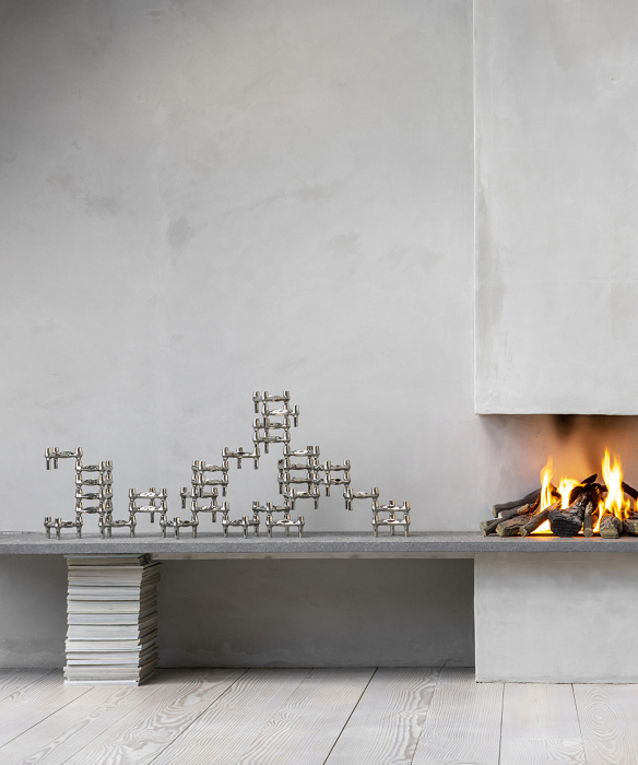 Набор из 3-х подсвечников BMF Candle Holder Set w/3 pcs, STOFF Nagel