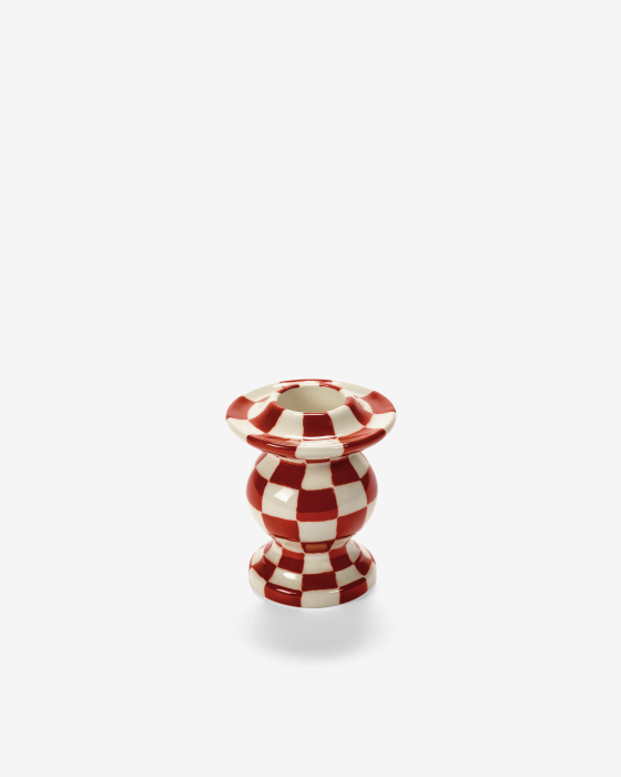 Подсвечник Candle holder n°2 red/white Les Objets Mouleversants, Serax