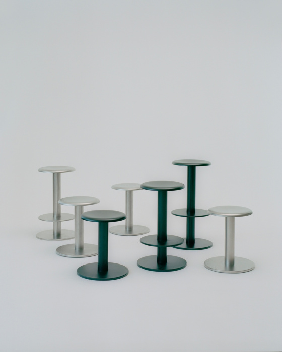 Полубарный стул Coupe Bar Stool 65 cm, New Works