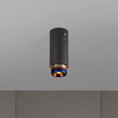 Потолочный светильник Exhaust Linear Graphite/Burnt Steel 