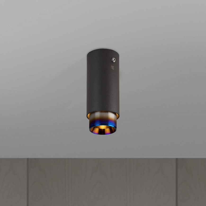 Потолочный светильник Exhaust Linear Graphite/Burnt Steel, Buster and Punch