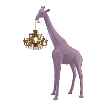 Торшер Giraffe In Love XS Dusty Rose, Qeeboo