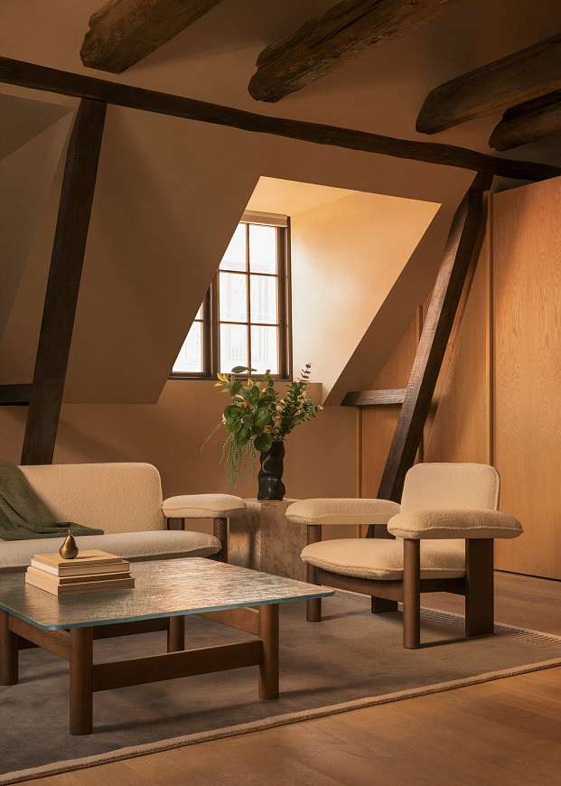 Кресло Brasilia Lounge Chair, Low Back, Textile, Audo Copenhagen (ex. Menu)