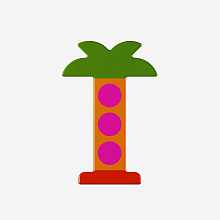 Подсвечник Palm, Qeeboo
