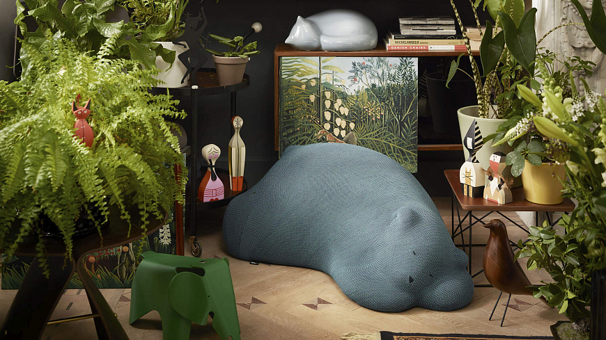 Пуф Resting Bear - Blue, Vitra