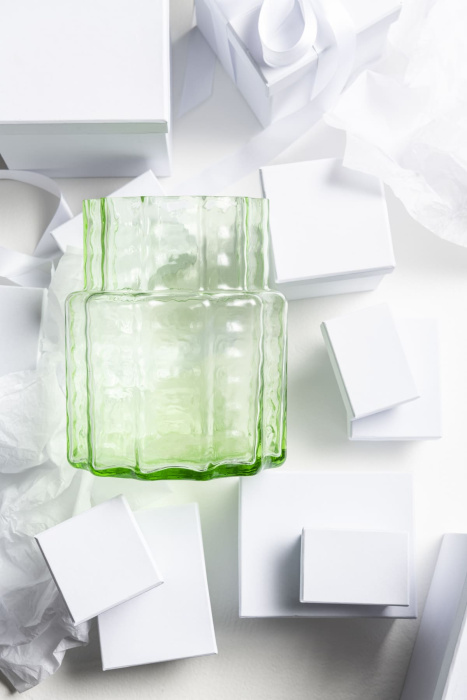 Ваза Vase Waves Green Transparent, Serax