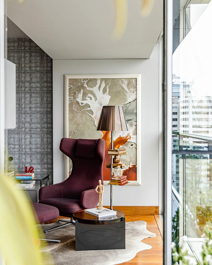 Кресло и пуф Grand Repos & Ottoman, Vitra