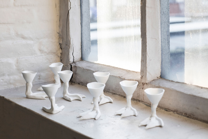 Подставка для яиц Egg Cup Peking Вuck Foot White Perfect Imperfection, Serax