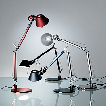 Настольная лампа Tolomeo Micro Anodized red A011810, Artemide