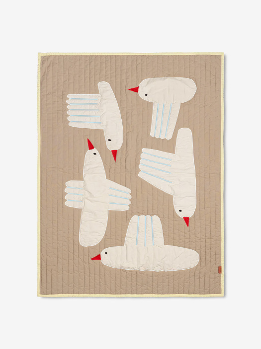 Одеяло Bird Quilted Blanket, Ferm Living
